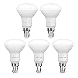 Lepro E14 LED Lampe, 5.8W 470 Lumen Glühbirne, entspricht 40W Glühlampe, 2700 Kelvin Warmweiß e14 led strahler, Reflektorlampe R50 120° Abstrahlwinkel Energiesparlampe, 5 Stück