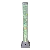 Dapo LED-Wassersäule Höhe 110cm mit LED farbwechselnd und 6 Fischen Deko-Stimmungs-Lampe