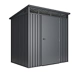 Hoggar Gartenhaus aus Metall Formentera S - 3 M2 - L146 xB197x H201cm - - Stärke 0,40 - 10 Jahre Garantie