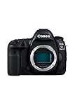 Canon EOS 5D Mark IV SLR-Digitalkamera (30,4 MP, 8,1cm Touchscreen-LCD, DIGIC 6+, Dual Pixel RAW, 4K Video, WLAN, NFC, GPS) Gehäuse, schwarz