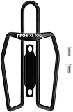 PRO BIKE TOOL Fahrrad-Trinkflaschenhalter - Modernes Rohrdesign - Mattschwarz - Stabiler Fahrrad-Flaschenhalter, ideal für Rennrad und Mountainbikes