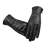 NAUXIU PU-Lederhandschuhe Damen Handschuhe Winter Warm Outdoor Plus Reiten Scree Driving Elektro Who Bike Handschuhe Fabrik Samt H9v0