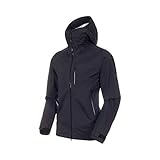 Mammut Herren Hardshell-Jacke mit Kapuze Kento Hooded, schwarz, L