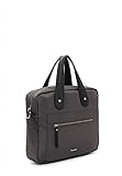 Tamaris Damen Umhängetasche Business Laptop Tasche Nylon Optik Johanna 31815, Farbe:Grün