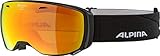 ALPINA Unisex - Erwachsene, ESTETICA Skibrille, black matt, One Size