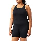 Speedo Damen ECO Endurance+ Legsuit Badeanzug Beinanzug, Schwarz, 46 DE