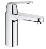 GROHE Eurosmart Cosmopolitan- Waschtischarmatur (wassersparend, Schnellbefestigungssystem, Einlochmontage, langlebig) , chrom, 2339800E