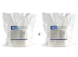 2 x Nachfüllbeutel Desinfektionstücher | KK Quick & Clean S-Wipes'ready to use' | Refillbeutel 70 Tücher/Rolle (Lemon)