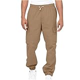 Rumity Herren Hosen Cargo Hose Slim Fit Casual Jogger Sporthose Freizeithose Cargo Jeans Hose Cargo Hosen MäNner Stoffhose Herren Sommer Kickboxen Hose Cargohosen MäNner