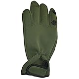 Erwachsene Elastische Rip Leicht Wasserdicht Handschuhe Unisex Adjective Strap Neopren Handschuhe, grün, S/M