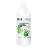 1 Liter Liquid Chlorophyll aus Alfalfa mit Minzgeschmack ohne Konservierungsstoffe - Rohkostqualität - hochdosierter Monatsvorrat - Basisch - Flüssiges Chlorophyll - Konzentrat - Preis/Leistung: Spitze - ZEST'LIQUID - Made in Germany