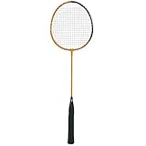 Best Sporting Badminton Schläger 100 XT I Hochwertiger Federballschläger aus gehärtetem Stahl I Leichter Badmintonschläger 148 g I Federball Schläger mit Lawntex Saiten I Profi Schläger