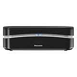 Panasonic KX-TGK320GB Design-Telefon schnurlos mit Anrufbeantworter (analoges Telefon (DECT), Eco-Plus-Modus, Anrufsperre, Wecker, Babyphone) schwarz