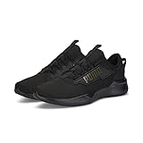 PUMA Unisex Adults Retaliate 2 Laufschuh, Black-Deep Olive, 38.5