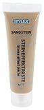 Stylex 28607 - Steineffekt-Paste Sandstein, 83 ml Tube, auf Wasserbasis, für effektvolle Steinfärbungen, wasser- und wetterfest, zum Malen, Streichen und Tupfen