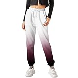 Sporthose Damen 3/4 Länge Leinenhose Sommer Einfarbig Baggy Lounge Hose GroßE GrößEn Baumwolle Leinen Hose Bequem Stoffhose Gerades Bein Sommer Aladinhose Caprihose Allgleiches Stoffhose Palazzo Hose