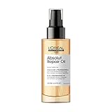 L'Oréal Professionnel | Nährendes Leave-In Öl für normales und strapaziertes Haar, Mit Weizenkeimöl, Serie Expert, Absolut Repair 10in1 Oil, 90 ml