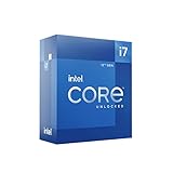 Intel Core i7-12700KF 12. Generation Desktop Prozessor (Basistakt: 3.6GHz Turboboost: 5.0GHz, 6 Kerne, LGA1700, RAM DDR4 und DDR5 bis zu 128GB) BX8071512700KF