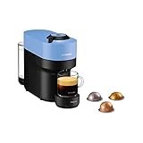 Nespresso De'Longhi Vertuo Pop ENV90.A, Kaffeekapselmaschine, bereitet 4 Tassengrößen zu, Centrifusion-Technologie, Willkommens-Paket Inbegriffen, 1260 Watt, Pacific Blue