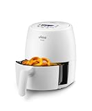 Ufesa Twist Heißluftfritteuse ohne Öl, 2L, Airfryer mit 6 Programme, 1200w, Zeitchaltuhr, Temperatur 80ºC bis 200ºC, BPA-Frei, Antihaftbeschichtung, Cool-Touch, Weiß