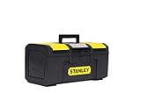 Stanley Werkzeugbox / Werkzeugkoffer Basic 1-79-216 (16', 39x22x16cm, Koffer mit Schnellverschluss und Organizer, Box aus Kunststoff, praktischer und organisierter Werkzeugkasten)