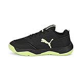 PUMA Accelerate Turbo Jr II Handballschuh, Black-Fizzy Light, 38 EU