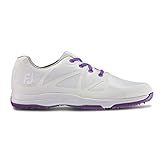 Footjoy FJ Golfschuhe für Damen, in der Freizeit, Weiá (weiß/violett), 36.5 EU