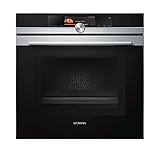 Siemens HN678G4S6 iQ700 Mikrowellen-Backofen mit Dampfunterstützung / Edelstahl / Smart Home kompatibel via Home Connect / activeClean Selbstreinigungs-Automatik / TFT-Touchdisplay Plus