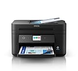 Epson Workforce WF-2960DWF Tintenstrahl-Multifunktionsgerät Drucker (Scannen, Kopieren, Faxen, ADF, WiFi, Ethernet, NFC, Duplex, Einzelpatronen, DIN A4), Amazon Dash Replenishment-fähig, schwarz