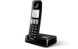 Philips Schnurlos Telefon D2551B/01, Single, 1.8' - schwarz