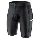 Zacro Radunterhose Herren gepolstert Radlerhose - Atmungsaktiv Schnelltrocknende Radlerhose Herren Fahrrad Unterhose kurz mit Sitzpolster 3D, Elastische Fahrradhose Fahrrad Unterwäsche Short