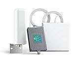 ANNTLENT Handy Signalverstärker Triband-Repeater Verstärker Alle Netze LTE GSM 3G 4G 800MHz 900MHz 2100MHz EGSM WCDMA UMTS Verstärker Sprachanruf und Daten für Multi Mobile Netzwerkanbieter