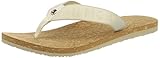 Tommy Hilfiger Damen Tommy Webbing Flat Beach Sandal Flipflop, weiß, 39 EU