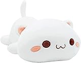 Shownicer Plüschtier Flauschiges Stofftier Kawaii Katze 50cm, Kuscheltier Ausgestopftes Tier Plüschkissen Spielzeug Geschenk gefüllt für Kinder Mädchen Jungen, Schmusetier für Kuscheltierliebhaber