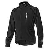 ROCKBROS Herren Fahrradjacke Elastisch Atmungsaktiv Laufjacke Softshelljacke Sommer/ Herbst Jacke XL