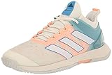 adidas Herren Adizero Ubersonic 4 Tennisschuh, Cremeweiß / Weiß / Orange (Parley), 49 EU