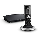 Snom M325 Singlecell IP-DECT-Paket, Schnurlos Set, DECT IP telefon + Basisstation (M300-Basisstation und M25-Mobilteilpaket, bis zu 20 Mobilteile, bis zu 5 parallele Anrufe), Schwarz, 00003955