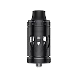 Vapefly Lindwurm RTA, Selbstwickel-Verdampfer, 25,2 mm, 5 ml, schwarz, ohne Nikotin