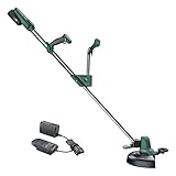 Bosch Akku Rasentrimmer UniversalGrassCut 18-260 (1x Akku 2,0 Ah, 18 Volt System, Schnittkreisdurchmesser: 26 cm, verstellbare Handgriffe, im Karton)