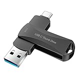 USB C Stick 512GB USB 3.1 Type C Speicher Stick USB C Flash Laufwerk 2in1 OTG Externer Speicher Photo Stick für USB-C Smartphones Tablets Neue MacBook Laptops Computer BKB 512G Black