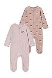 C&A Baby Mädchen Pyjamas Onesie Regular Fit Bedruckt rosa 92