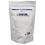 L-Ornithin Pulver 300g - PREMIUM Qualität - gewonnen durch pflanzliche Fermentation (Menge wie 600 Kapseln a 500mg)