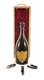 Vintagewinegifts Dom Perignon Brut Vintage Champagne 1961 (2cms inverted ullage) in einer Geschenkbox, da zu 3 Weinaccessoires, 1 x 750ml