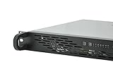 19 Zoll Rack Server-Gehäuse 1U / 1HE - 25cm tief - Mini-ITX - incl. 250W NT