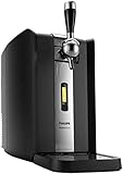 Philips PerfectDraft - Bierzapfmaschine, 6-Liter-Fässer, 30 Tage Bier, 3 °C LCD-Display, 70 W Leistung (HD3720/25)