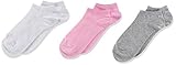 PUMA Unisex Kinder Puma Kids' Quarter (3 Pack) Socks, Rose Water, 35-38 EU