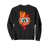 Thanksgiving Kürbis Truthahnfeder Kopfschmuck Warbonnet Sweatshirt