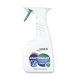 HAKA Kraftreiniger I 500ml I Kalkreiniger-Badreiniger für Bad, Glas, Dusche, WC und Fließen I Materialverträglichkeit getestet und empfohlen von Hansgrohe