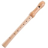 Lihgfw Buche 8-Loch-Klarinette Log Farbe Holzspielzeug for Kinder Studenten Anfänger Anfänger Kinder Flute 3 Jahre alt Kinderspielzeug