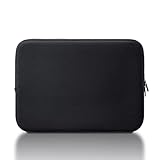 YINHANG 11-11,6 Zoll Laptoptasche Hülle Kompatibel mit 11 Zoll MacBook Air 11,6 Zoll Chromebook Notebook Tablet Dünn Weich Gepolsterte Schutzhülle mit Reißverschluss Computertasche,Schwarz